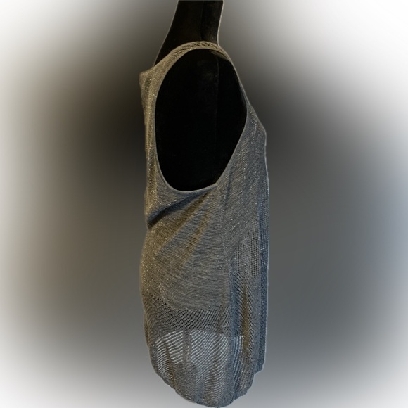 Eileen Fisher Metallic Sleeveless Wool Sweater size XL - Picture 3 of 11